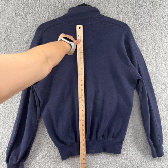 Polo Ralph Lauren Cotton Track Jacket Full Zip Embroidered Size Medium - Picture 8 of 12